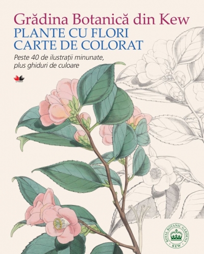 Grădina Botanică din Kew: Plant cu Flori - Carte de colorat