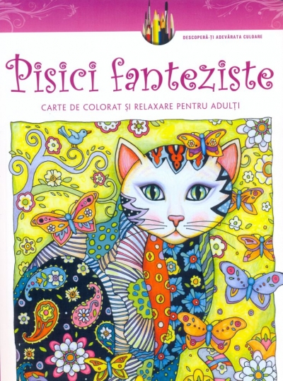 Pisici fanteziste Pachet: carte de colorat si relaxare pentru adulti + Relaxare pentru incepatoare